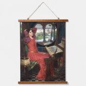 Ich bin halb krank von Schatten, sagte die Lady vo Wandteppich Mit Holzrahmen (Vorderseite)