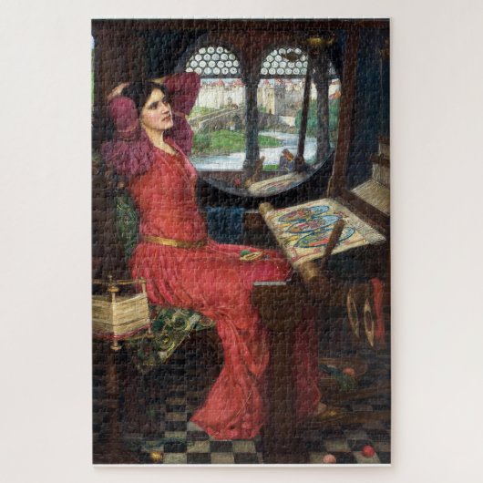 Ich bin halb krank von Schatten sagte die Lady von Puzzle (Vertikal)