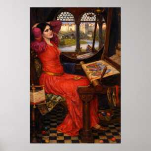 Ich bin halb krank vor Schatten, sagte die Lady vo Poster