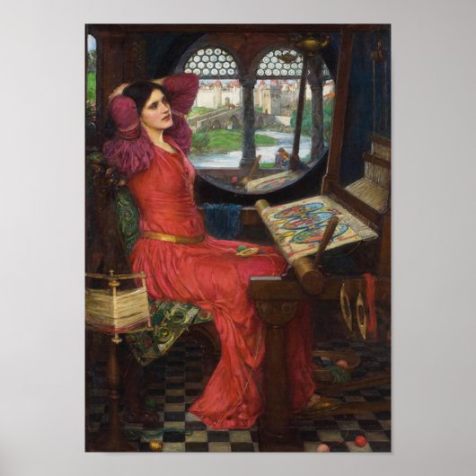 Ich bin halb tot von Schatten, sagte die Dame von Poster (Vorne)