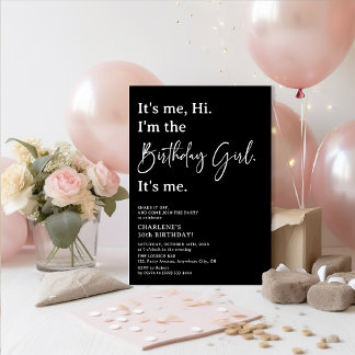 Ich bin Hallo. Ich bin das Geburtstags-Girl-Party Einladung