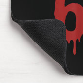 Ich bin haunted Meme 67 Sechs Sieben 6 7 Mousepad (Ecke)