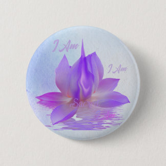 Ich bin Heiliger Violetter Flammen-Lotus Button