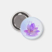 Ich bin Heiliger Violetter Flammen-Lotus Magnet (Vorderseite/Rückseite)