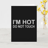 Ich bin heiß Keine Touch Karte (Gelbe Blume)