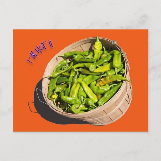 Ich bin heiß !! postkarte (Vorderseite)