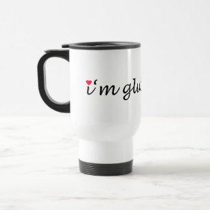 Ich bin (Herz) Gluten-frei Reisebecher
