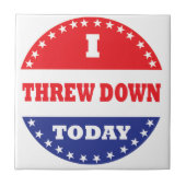 Ich bin heute abgestürzt fliese (Vorderseite)