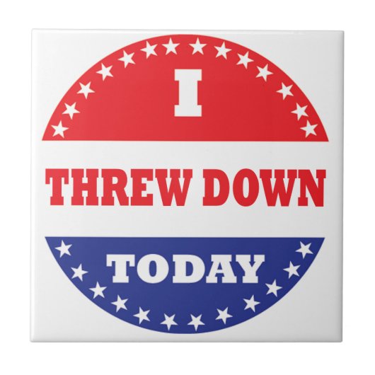 Ich bin heute abgestürzt fliese (Vorderseite)