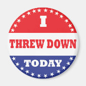 Ich bin heute abgestürzt magnet (Vorne)