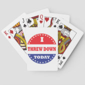 Ich bin heute abgestürzt spielkarten (Rückseite)