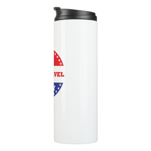 Ich bin heute auf Gravel gefahren Thermosbecher (Nach rechts gedreht)