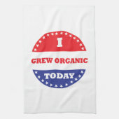 Ich bin heute Bio geworden Geschirrtuch (Vertikal)