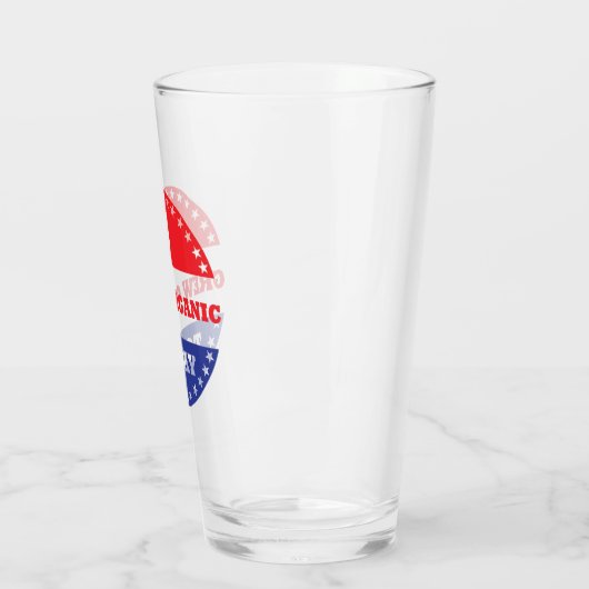 Ich bin heute Bio geworden Glas (Links)