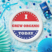 Ich bin heute Bio geworden Pappteller (Party)