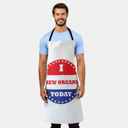 Ich bin heute Bio geworden Schürze (Getragen)