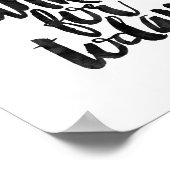 Ich bin heute dankbar poster (Ecke)