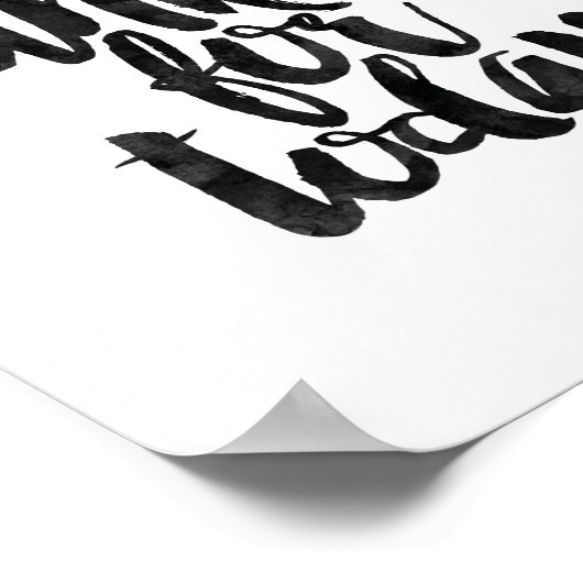 Ich bin heute dankbar poster (Ecke)