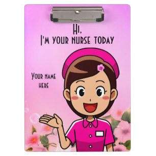 Ich bin heute deine Krankenschwester Klemmbrett