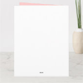 Ich bin heute einer karte (Rückseite)