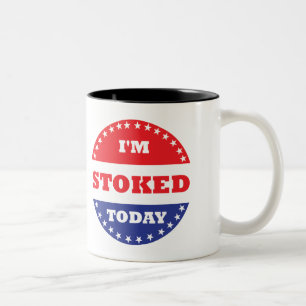 Ich bin heute erstickt zweifarbige tasse