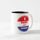 Ich bin heute gegangen zweifarbige tasse (VorderseiteRechts)