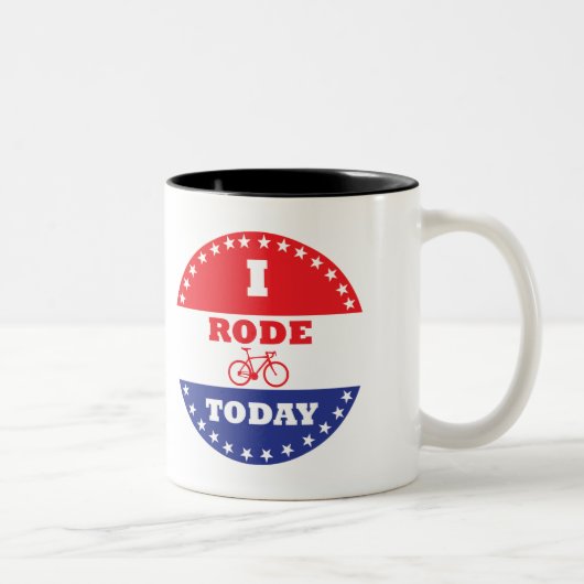 Ich bin heute gegangen zweifarbige tasse (Rechts)