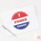 Ich bin heute gestorben runder aufkleber (Umschlag)