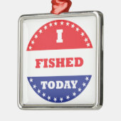 Ich bin heute gestorben silbernes ornament (Links)