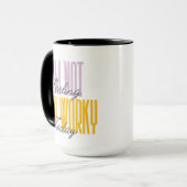 ICH BIN HEUTE NICHT GEFÜHL SEHR ARBEIT BÜRO JOKE TASSE (Vorderseite Links)