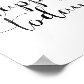 Ich bin heute so glücklich poster (Ecke)