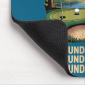 Ich bin heute unter Par Golfspieler lustiger Golfe Mousepad (Ecke)
