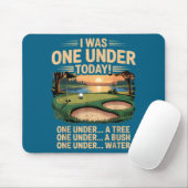 Ich bin heute unter Par Golfspieler lustiger Golfe Mousepad (Mit Mouse)
