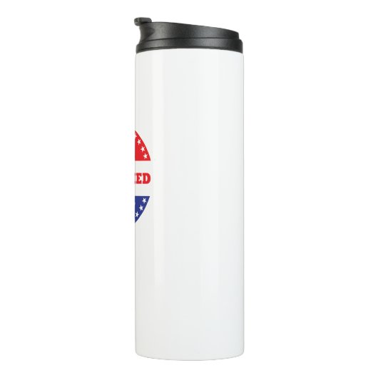 Ich bin heute wasserskid thermosbecher (Nach rechts gedreht)