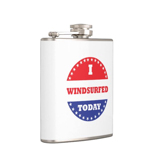 Ich bin heute Windsurfing Flachmann (Rechts)