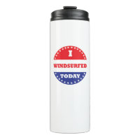 Ich bin heute Windsurfing