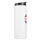 Ich bin heute Windsurfing Thermosbecher (Nach links gedreht)