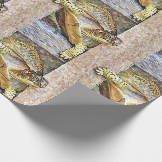Ich bin hier draußen! Box Turtle Geschenkpapier (Ecke)