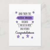 Ich bin hier draußen" Die sonnige Pension Postkarte (Vorderseite)