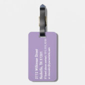 Ich bin hier draußen | Funny Gepäckanhänger (Rückseite vertikal)