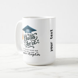 Ich bin hier draußen kaffeetasse