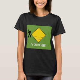 Ich bin hier draußen T-Shirt