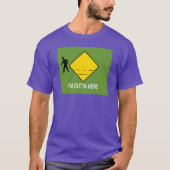 Ich bin hier draußen T-Shirt (Vorderseite)