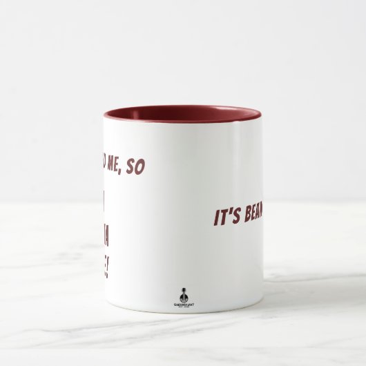 Ich bin hier draußen! tasse (Zentrum)