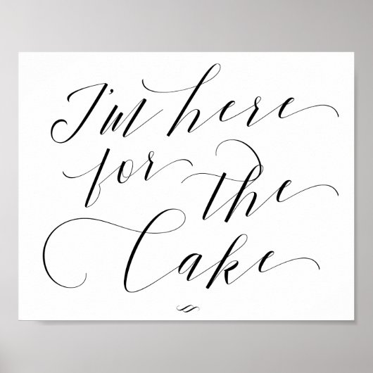 Ich bin hier für das Cake Processional Wedding Sig Poster (Vorne)