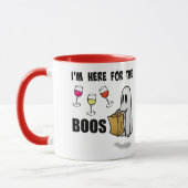 Ich bin hier für den Boos-lustigen Halloween-Geist Tasse (Links)
