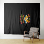 Ich bin hier für den Deviled Eggs Erntedank Classi Wandteppich (Beispiel (Horizontal))