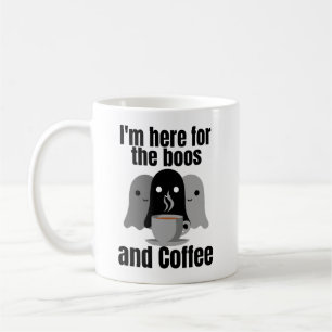 Ich bin hier für den Kaffee und den Boos.w Kaffeetasse