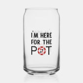 Ich bin hier für den Pot Funny Poker Dosenglas (Vorderseite)