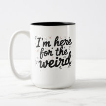 Ich bin hier für den seltsamen lustigen Kaffeebech